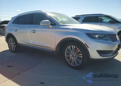 2017 Lincoln Mkx Reserve z USA, uszkodzony, nr VIN 2LMPJ6LP0HBL47443